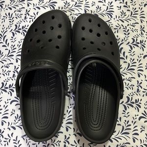 Black traditional crocs